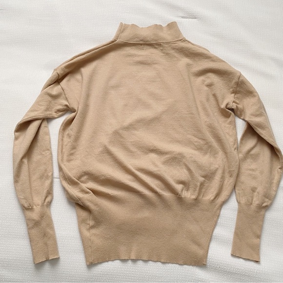 Camel Soft Mock Turtleneck Knit Top - Picture 8 of 11